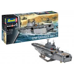 Plastic Kit Revell 1/720 Assault Ship USS Tarawa LHA-1 Model Kit