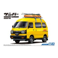 Plastic Kit Aoshima SUBARU SAMBAR HIGH ROOF 4WD  1980 05422