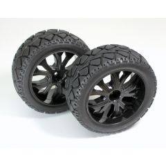 Absima 1:10 Buggy Tires on-road front black (2)