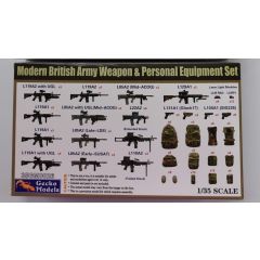 1/35 Gecko Models Modern British Army weapon & Personal Equipment Set 