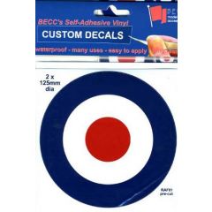 RAF01 RAF Roundel 150mm  Type D