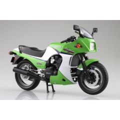 Aoshima 1/12 KAWASAKI GPZ900R LIME GREEN Diecast Model Motorbike