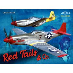 Eduard 1/48 Limited Edition Red Tails and Co P-51D Mustangs EDK11159