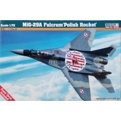 Mister Craft 1:72 MIG-29A Fulcrum Polish Rocket Kit MCD97