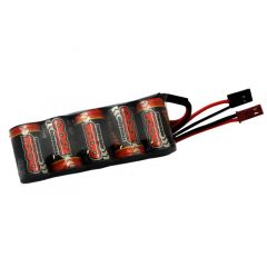 Nimh 2/3 AF 1600mah 6v Receiver Flat - SKU 2621