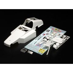 Tamiya Rc Body Set Buggy Champ With Decals (white unpainted)