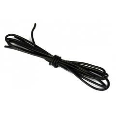 0.6mm Soft Silicone Wire 22AWG Black 1m Length-SKU 2886
