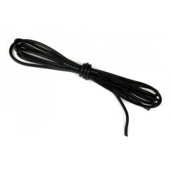 0.8mm Soft Silicone Wire 20AWG Black 1m Length-SKU 2888
