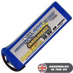10000mAh 5S 18.5v 20C Lipo Battery - Overlander SupersportXL