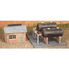 Ratio 228 Oil Depot - N Gauge Plastic Kit