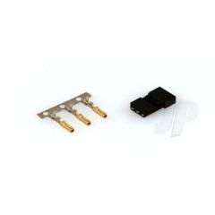 Hitec Housing & Gold Pin (1) Connector (54801)