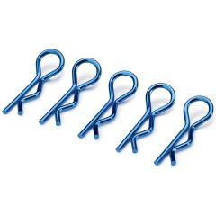 Body Clips large/blue (10)