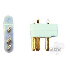 3-Pin Servo Plugs 5pcs (Multiplex ) 85218 (76)