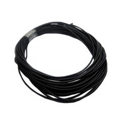 4mm Soft Silicone Wire 12AWG Black- 25m Roll - SKU 2860