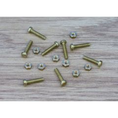 8BA Cheese Head Bolts 3/4inch and Nuts (10)