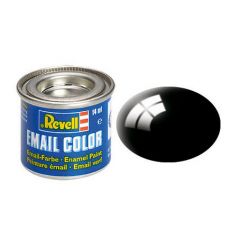 Revell Enamel No.7 Tinlet 14ml black gloss