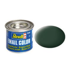 Revell Enamel No.68 Tinlet 14ml dark green matt RAF