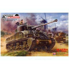 Plastic Kit Asuka British Sherman IC FIREFLY Composit Hull with Accessories 1/35