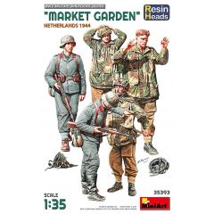 MiniArt 1/35 35320 MARKET GARDEN” NETHERLANDS 1944 with RESIN HEADS 35393