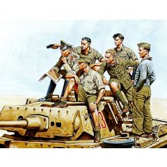 Master Box 1/35 Rommel and German Tank Crew 3561