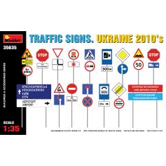 Mini Art 1/35 TRAFFIC SIGNS  UKRAINE 2010s 35635