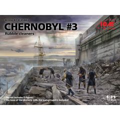 ICM 1/35 Chernobyl 3 Rubble cleaners 35093