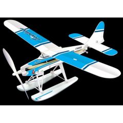 W2 Blue Wing Rubber Band Powered Seaplane