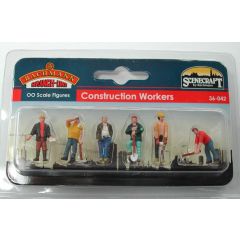 Scenecraft 36-042 Construction Workers 00 Scale Figures