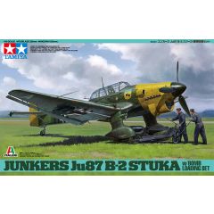 Tamiya 1/48 Junkers Ju87 B-2 Stuka w/Bomb Loading Set 37008