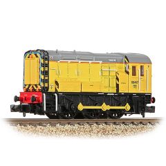 Farish 371-011 Class 08 08417 Network Rail Yellow