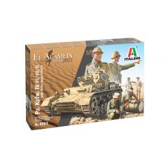 Italeri 1/35 Pz.Kpfw. IV F1/F2/G kit with Afrika Korps Infantry (El Alamein 1942 2022) 6593