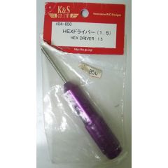 K&S Precision 1.5mm Hex Driver SMC-GA-404.850 (31)