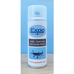 Expo Matt Dark Grey Acrylic Primer - 400ml Spray