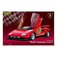 Plastic Kit Aoshima 1/24 Lamborghini Wolf Countach VERSION 1