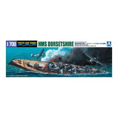 Plastic Kit Aoshima BRITISH HEAVY CRUISER DORSETSHIRE BATTLE OF CEYLON 1/700 05268