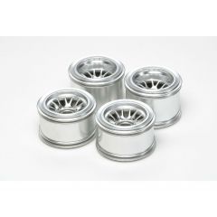 Tamiya F104 Metal Plated Mesh Wheel Set for Rubber Tires 54201