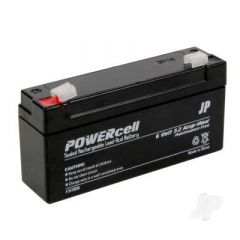 6V 3.2Ah Powercell Gel Battery
