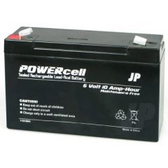 6V-10 Ah Lead Acid Powercell Gel Battery
