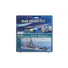 Model Set Battleship U.S.S. Missouri (WWII) 1:1200