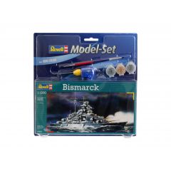 Model Set German Battleship Bismarck 1:1200