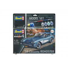 Model Set 58 Corvette Roadster 1:25