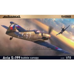Eduard 1/72 Avia S-199 Bubble Canopy ProfiPACK Edition 70151