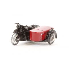 Oxford Diecast 76BSA003 BSA M20/WM20 Motorcycle & sidecar RAC with early front forks (circa 1937-47) 00
