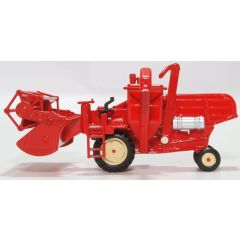 Oxford Combine Harvester Red/Cream 1:76 scale