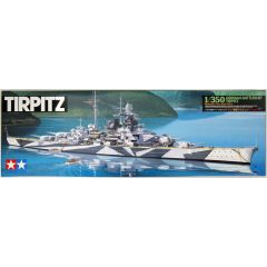 Tamiya 1/350 Tirpitz German Battleship 78015