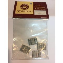 CONSTRUCTO.80217 METAL WINDOWS 13X17 mm (4 UNIT)