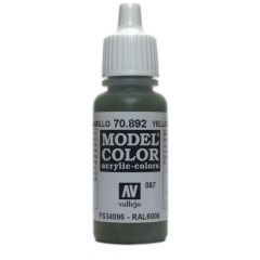 Vallejo 70892 Model Color 087 Yellow Olive 17ml