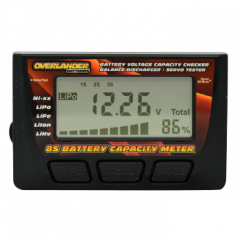 Battery Voltage Capacity Checker / Balance Discharger / Servo Tester from Overlander