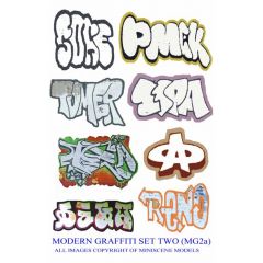 N GAUGE GRAFFITI TYPE 2a