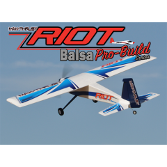 Max Thrust Pro-Built Balsa Riot Blue